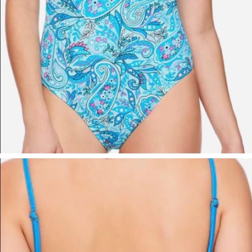 Vera Bradley women’s one piece swimsuit. Size M 8-10. Reversible! - Picture 8 of 8